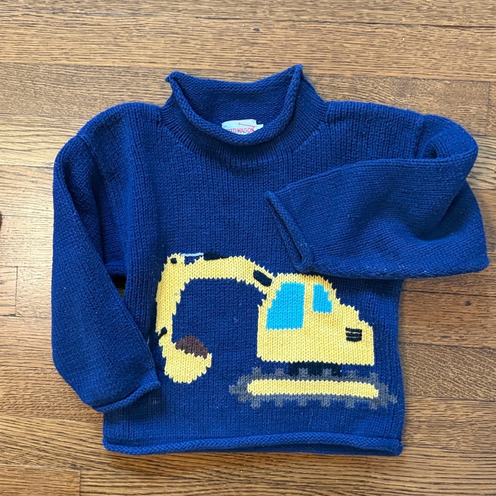 Red Wagon Sweater Holiday 5T